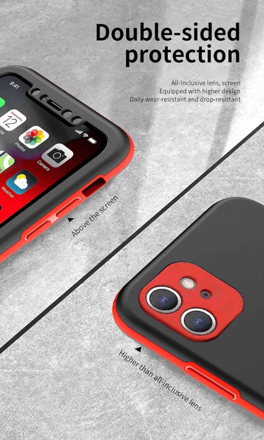 iPhone 12 360 Degree Case – 3-Piece Full Body Protection Cover