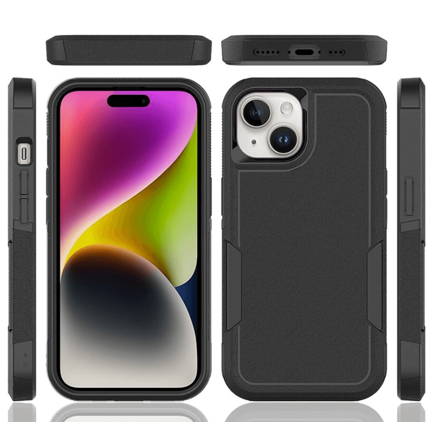 iPhone 15 Dual Layer Armor Hard Case