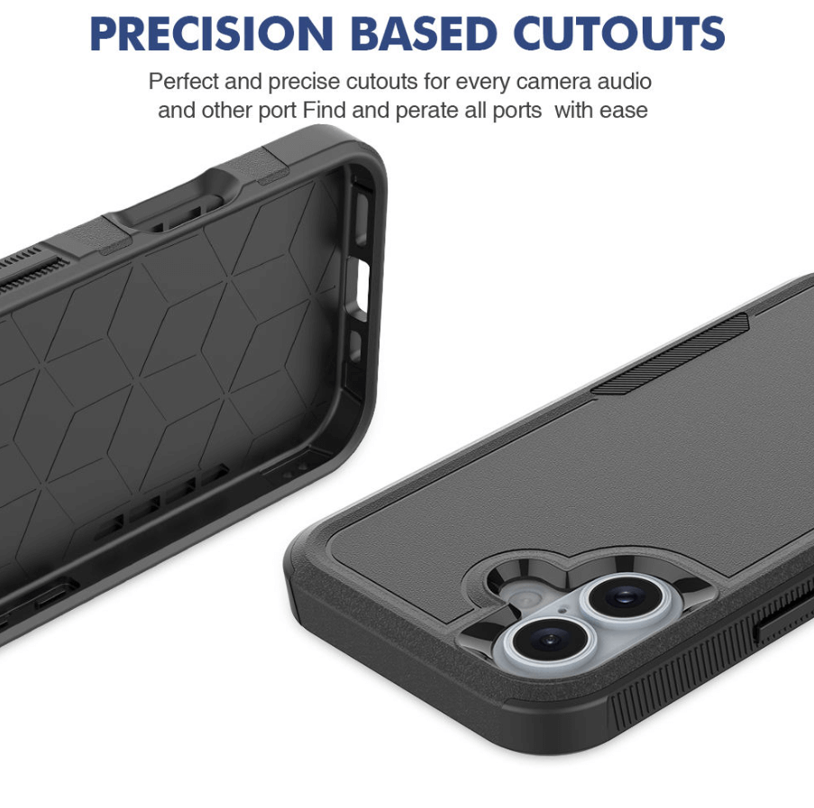 iPhone 16 Plus Dual Layer Armor Hard Case