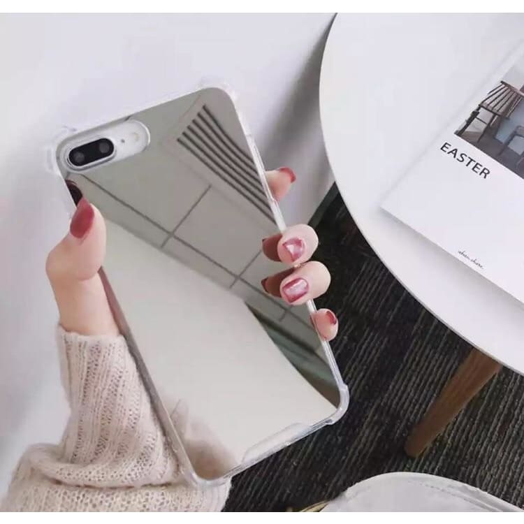 Silicone Case for iPhone 6/6s (Silver Mirror)