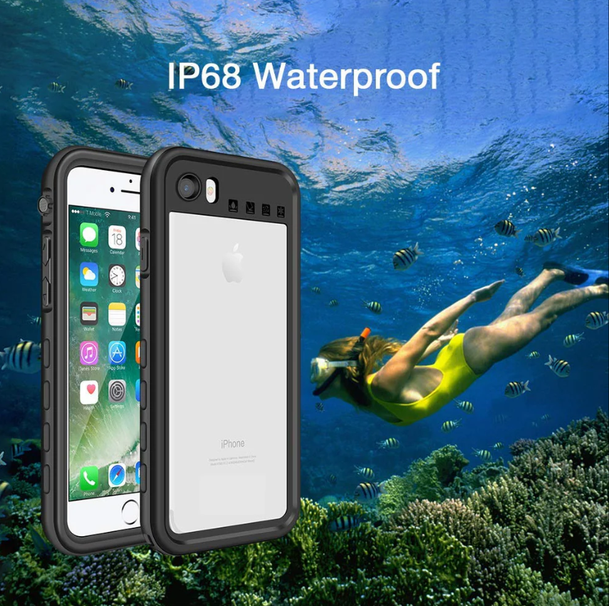 Redpepper Waterproof Case for iPhone 7 Black