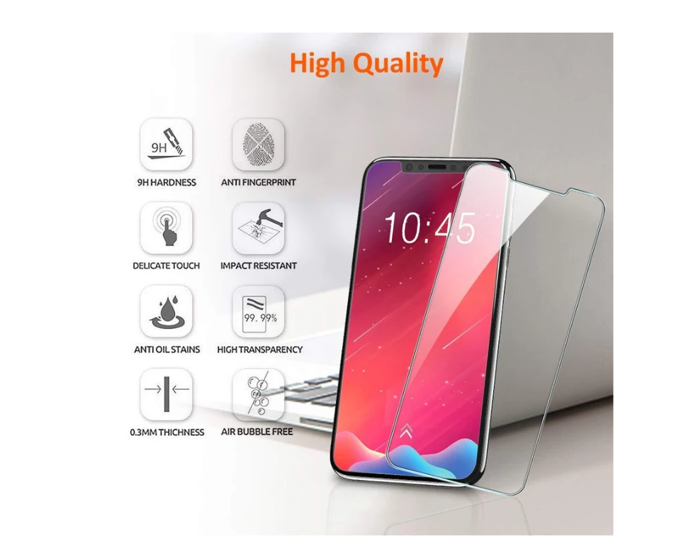 iPhone 11 Glass Screen Protector (2 pack)