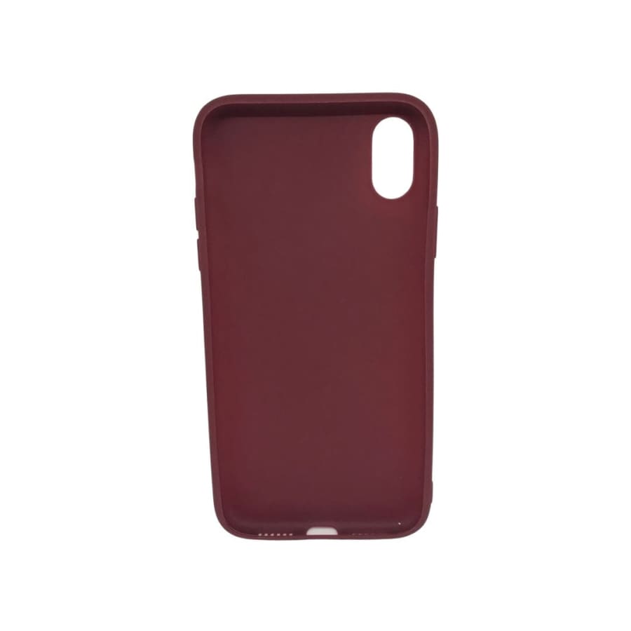 Silicone Case for iPhone XR (Maroon)