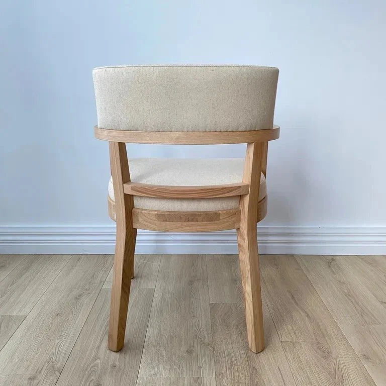 Lennox Dining Chair - Natural at online8 furniture store Auckland