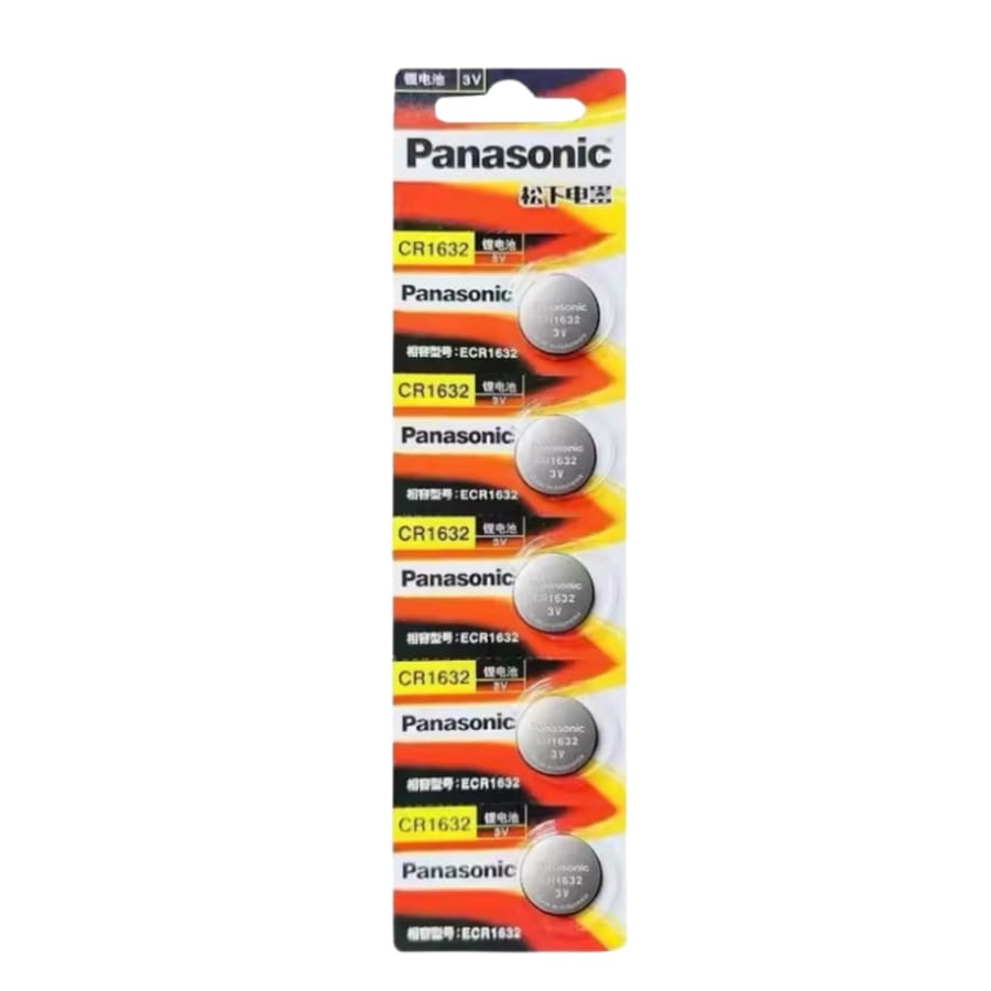 Watch Batteries for Panasonic CR1632 (5 Pack)