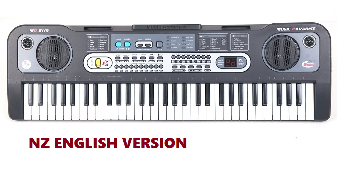 Keyboard Piano with Piano Music and Piano Stand