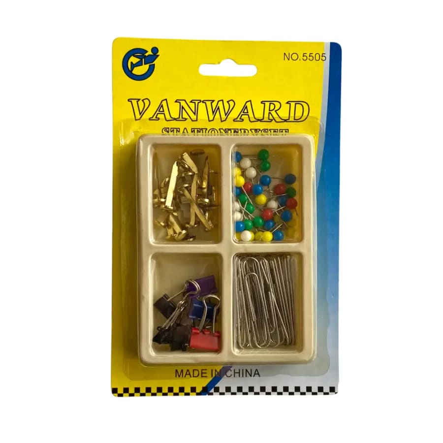 Pins & Clips Stationary Set