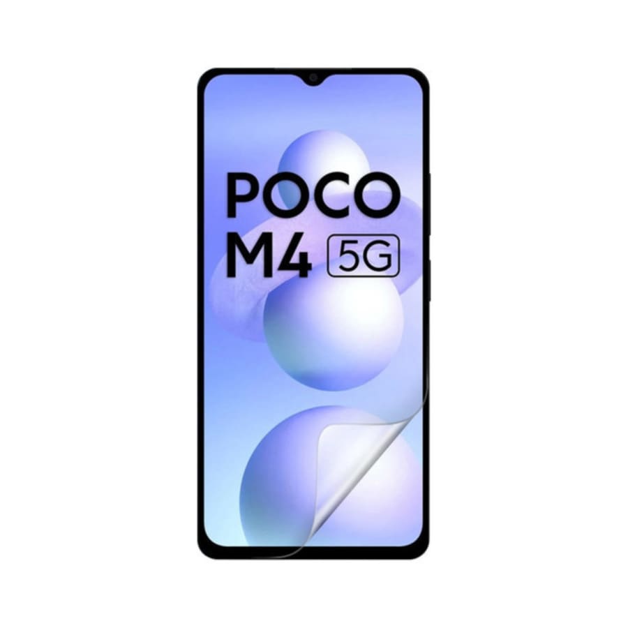 Hydrogel Screen Protector for POCO M4 5G (Pack of 2)