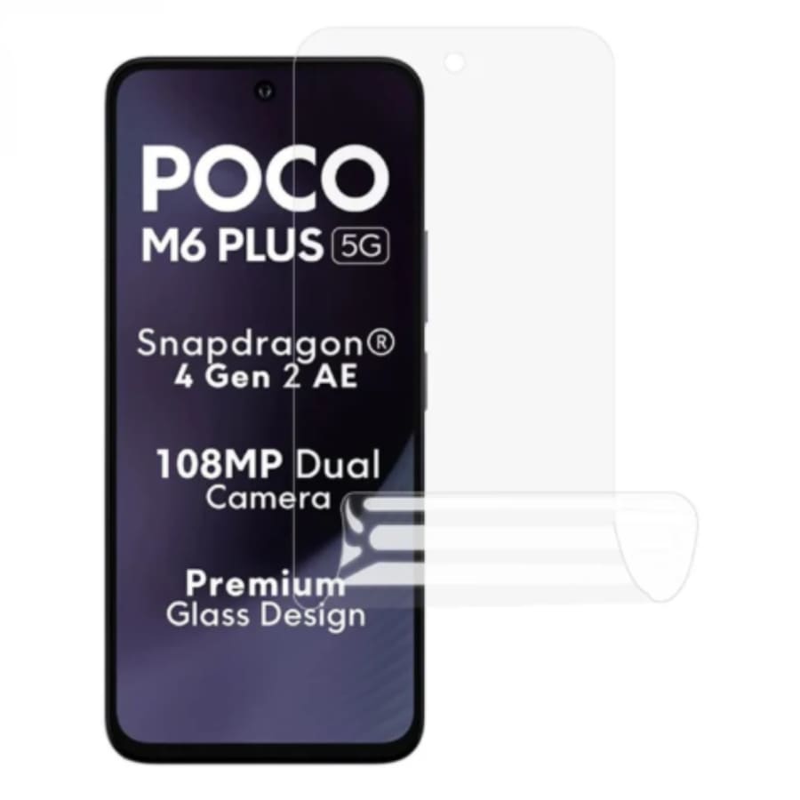 Hydrogel Screen Protector for POCO M6 Plus 5G