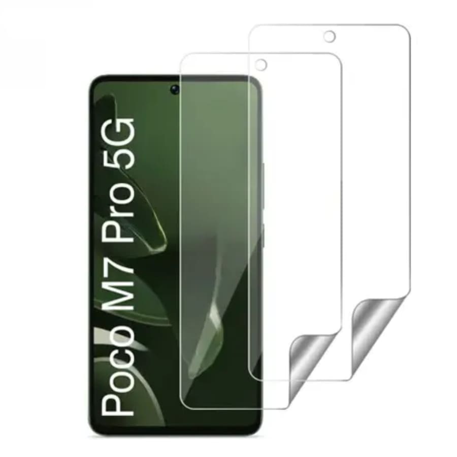 Hydrogel Screen Protector for POCO M7 Pro 5G (Pack of 2)