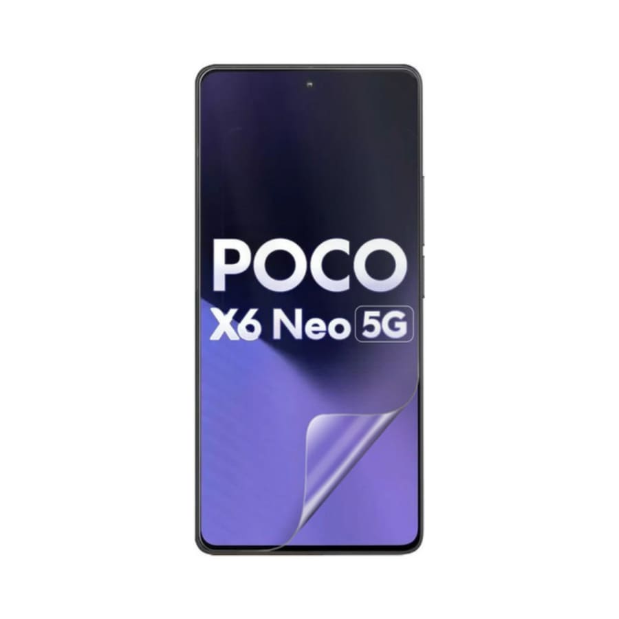 Hydrogel Screen Protector for POCO X6 Neo 5G (Pack of 2)