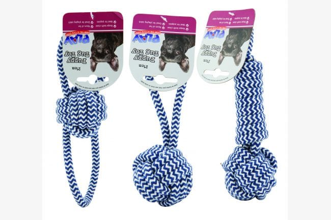 Puppy tug toy w/ball at online8 furniture store Auckland