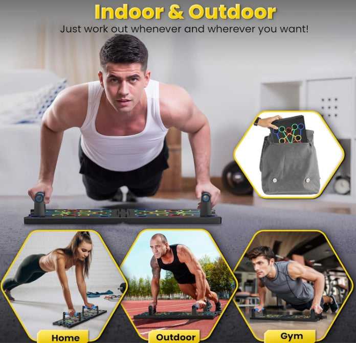 22 Ways In 1 Push Up Board System, Body Building Exercise Tools