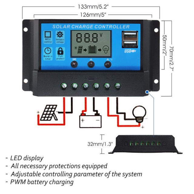 120W Solar Panel High-quality Mono crystalline silicon solar cell