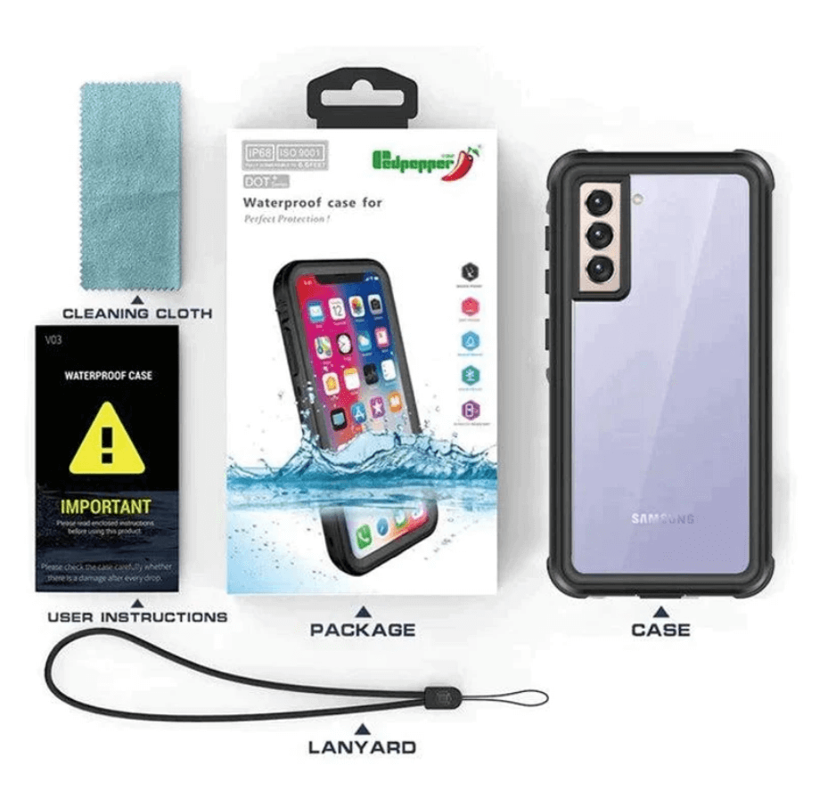 Samsung Galaxy A26 5G Waterproof Case Redpepper Full Protection