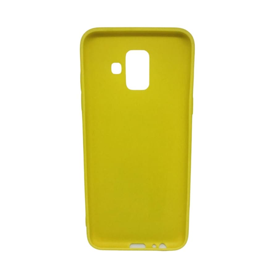 Silicone Case for Samsung Galaxy A6 (2018) (Yellow)