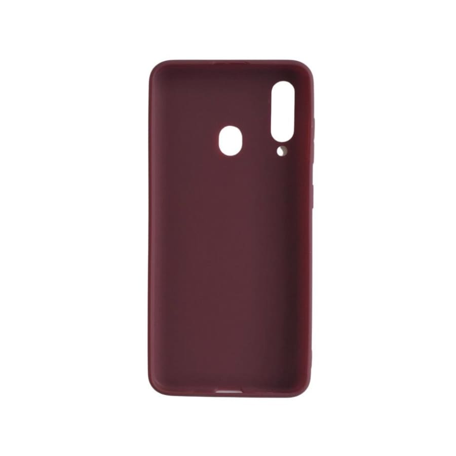 Silicone Case for Samsung Galaxy A60 (Maroon)