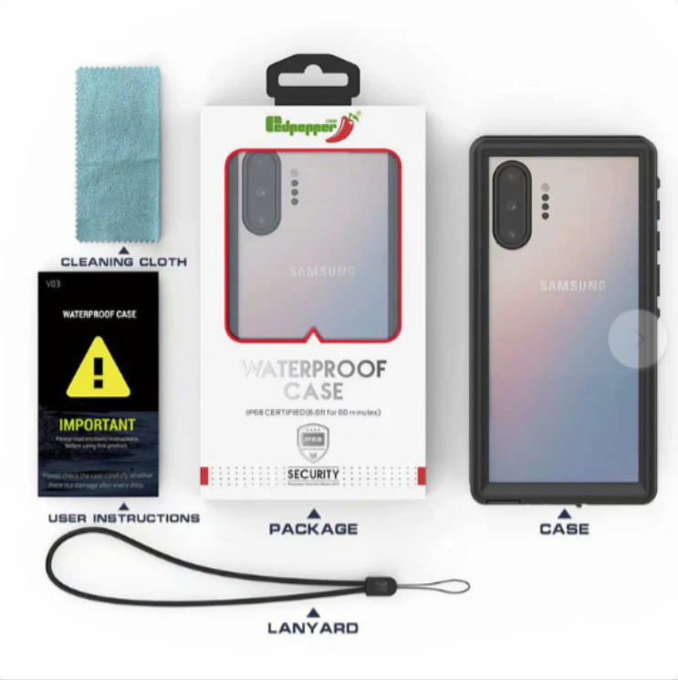 Waterproof & Shockproof Case for Samsung Galaxy Note 10