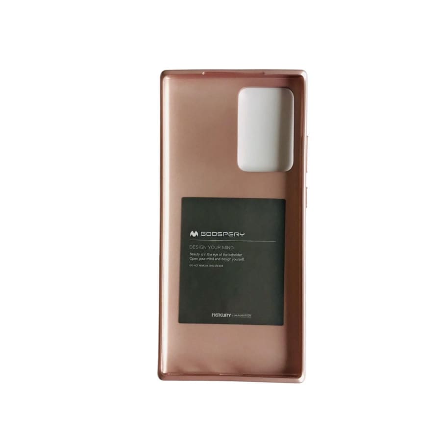 Goospery Silicone Case for Samsung Galaxy Note 20 Ultra (Rosegold)