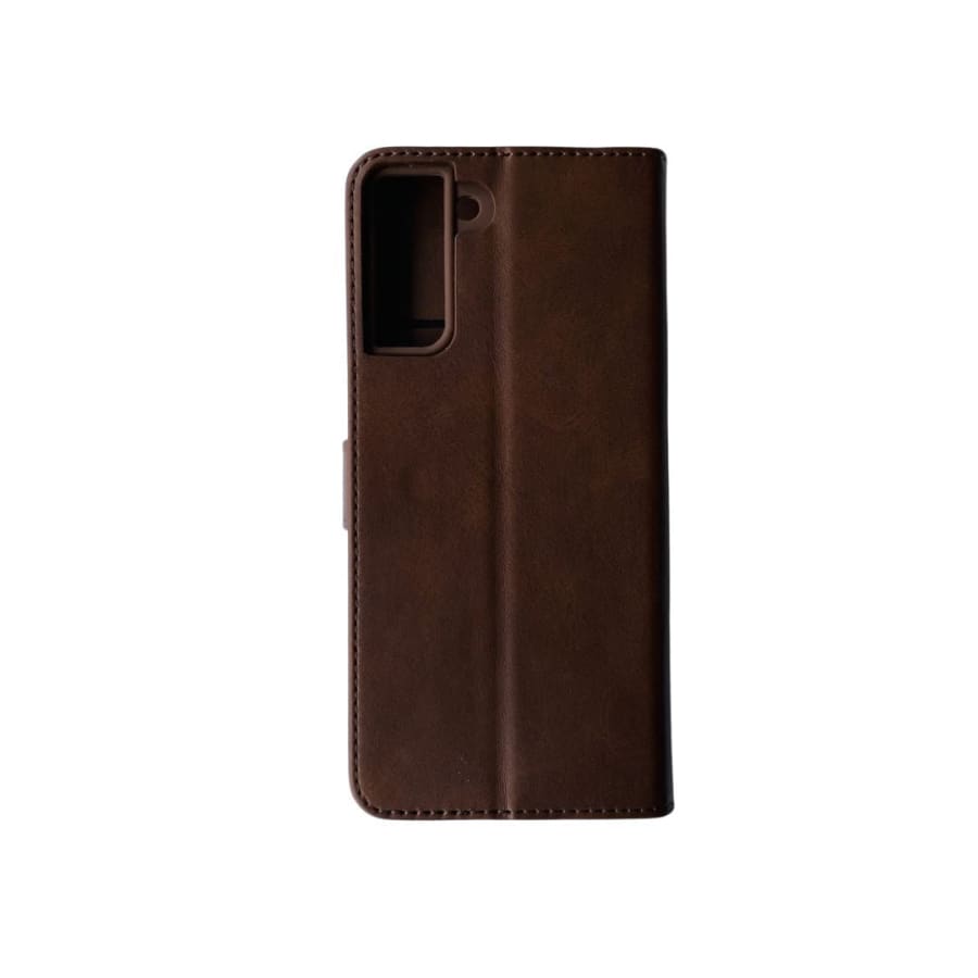 Synthetic Leather Flip Case Case for Samsung Galaxy S21 Plus (Brown)
