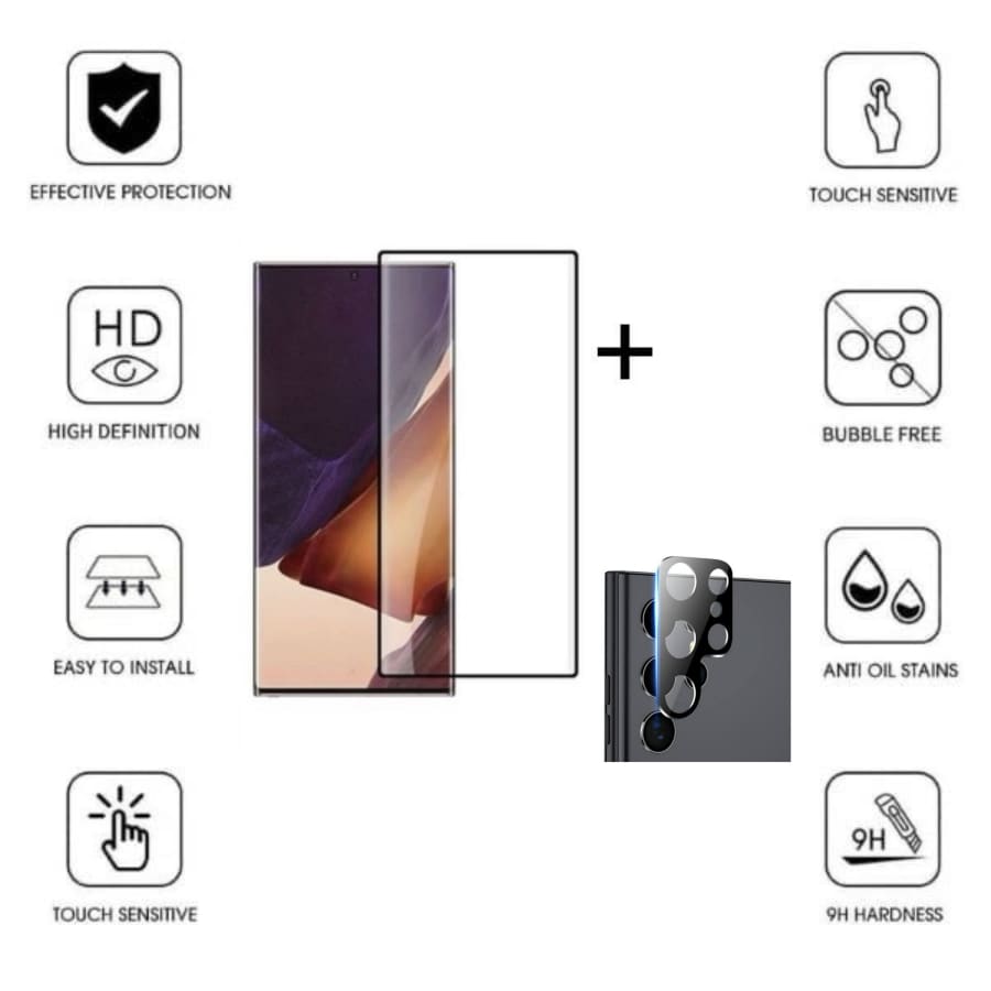 Samsung Galaxy S23 Ultra (2 in 1) Glass Screen Protector