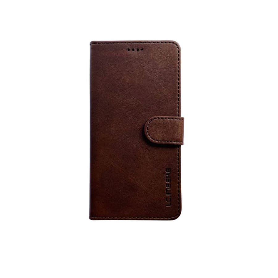 Synthetic Leather Flip Case for Samsung Galaxy S7 (Brown)