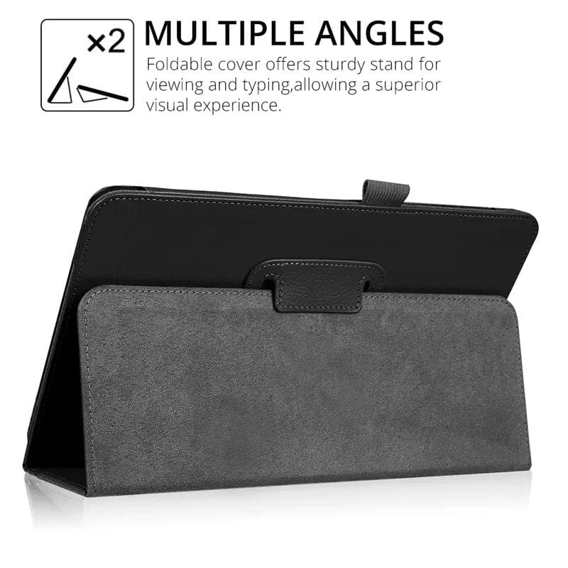 Synthetic Leather Cover for Samsung Galaxy Tab A 10.1” (2016) - T580/T585 (Black)