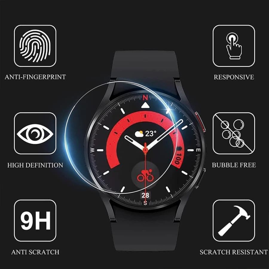 Samsung Galaxy Watch 5 Pro (45mm) - Hydrogel Screen Protectors (Pack of 6)