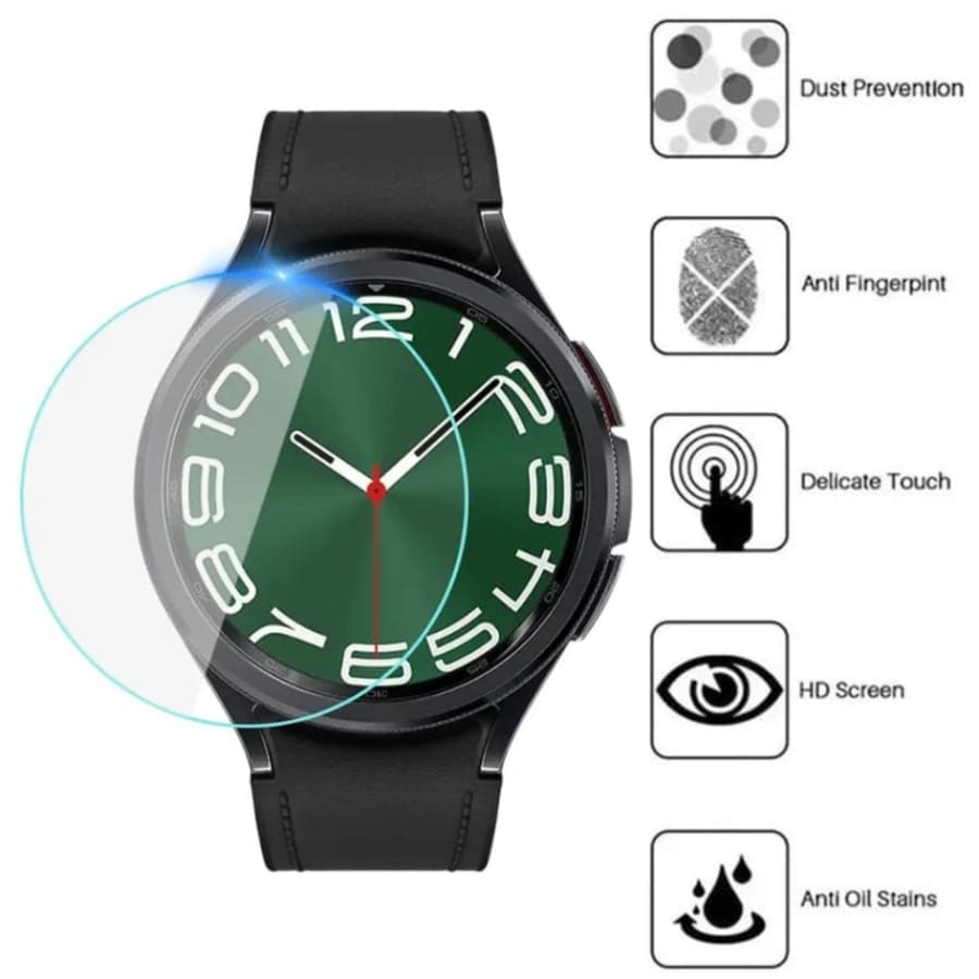 Screen Protectors for Samsung Galaxy Watch 6 Classic (47mm) (Pack of 2)