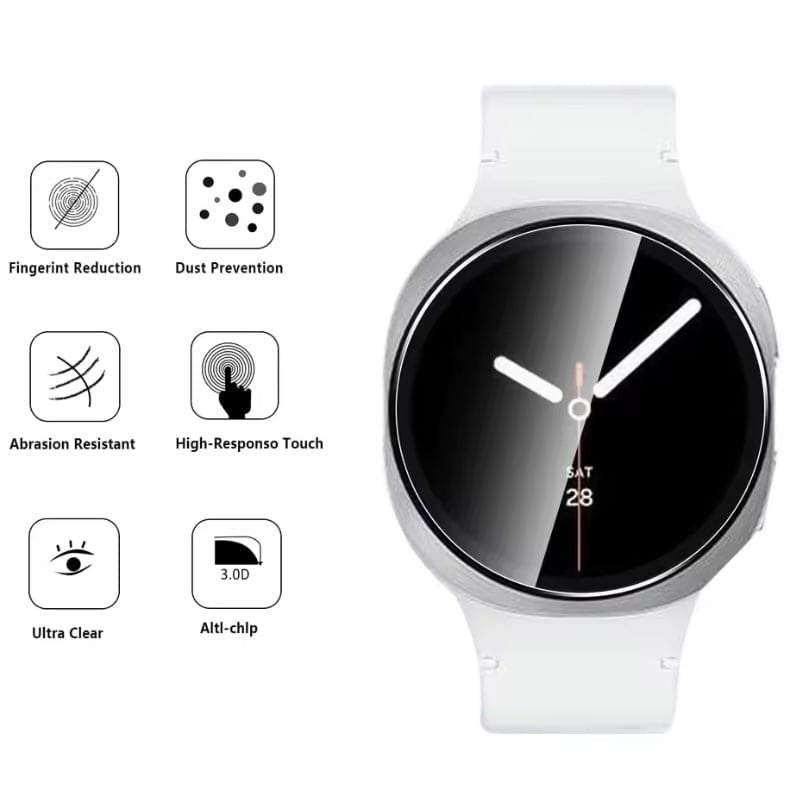 Clear Screen Protector for Samsung Galaxy Watch 8 (40mm)
