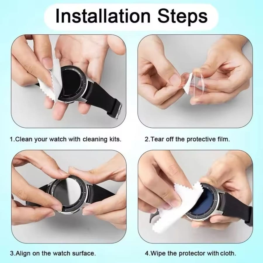 Samsung Galaxy Watch Ultra (47mm) / Watch Ultra 2 (2025)
- Screen Protectors (Pack of 2)