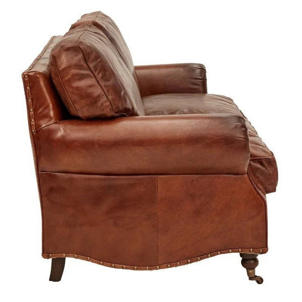 Online8 Kensington 3 Seater Sofa - Vintage Cigar Sofas