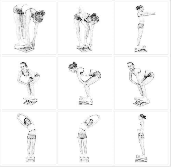 Portable Slant Board Adjustable Incline Boards Calf Stretcher Foot Stool