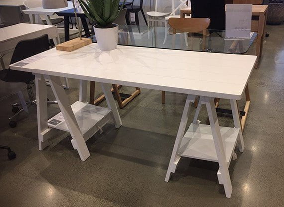 Trestle Desk | Accent Table | Office Desk | Buy Now at online8 furniture store Auckland