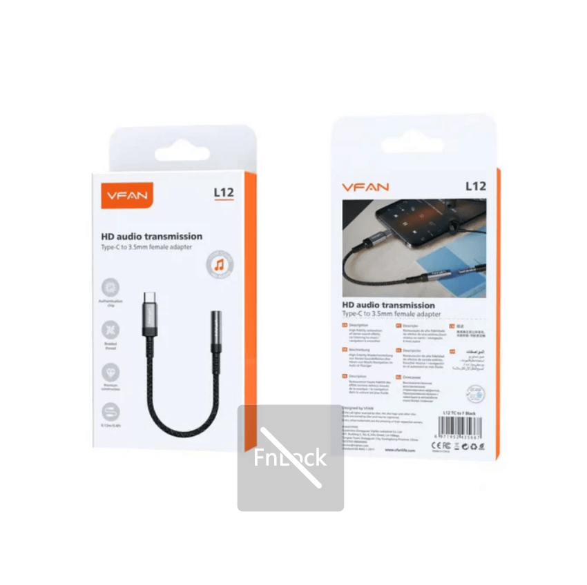 Type C to 3.5mm Audio Adapter NZ L12-C