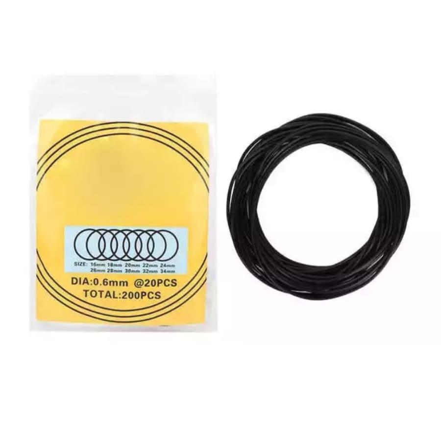 Watch O-rings - 0.6mm (for waterproof watches)