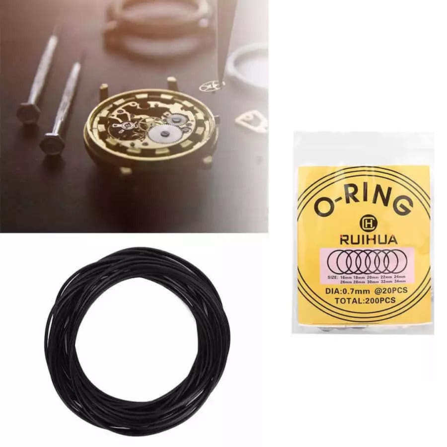 Watch O-rings - 0.7mm (for waterproof watches)