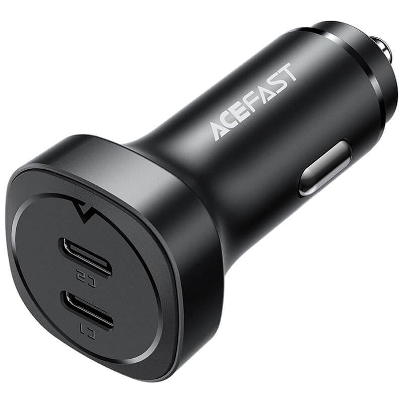 Acefast 72W Dual USB-C Metal Car Charger B2