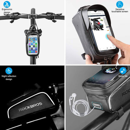 Cycling Bickycle WATERPROOF PHONE FRAME Front BAG