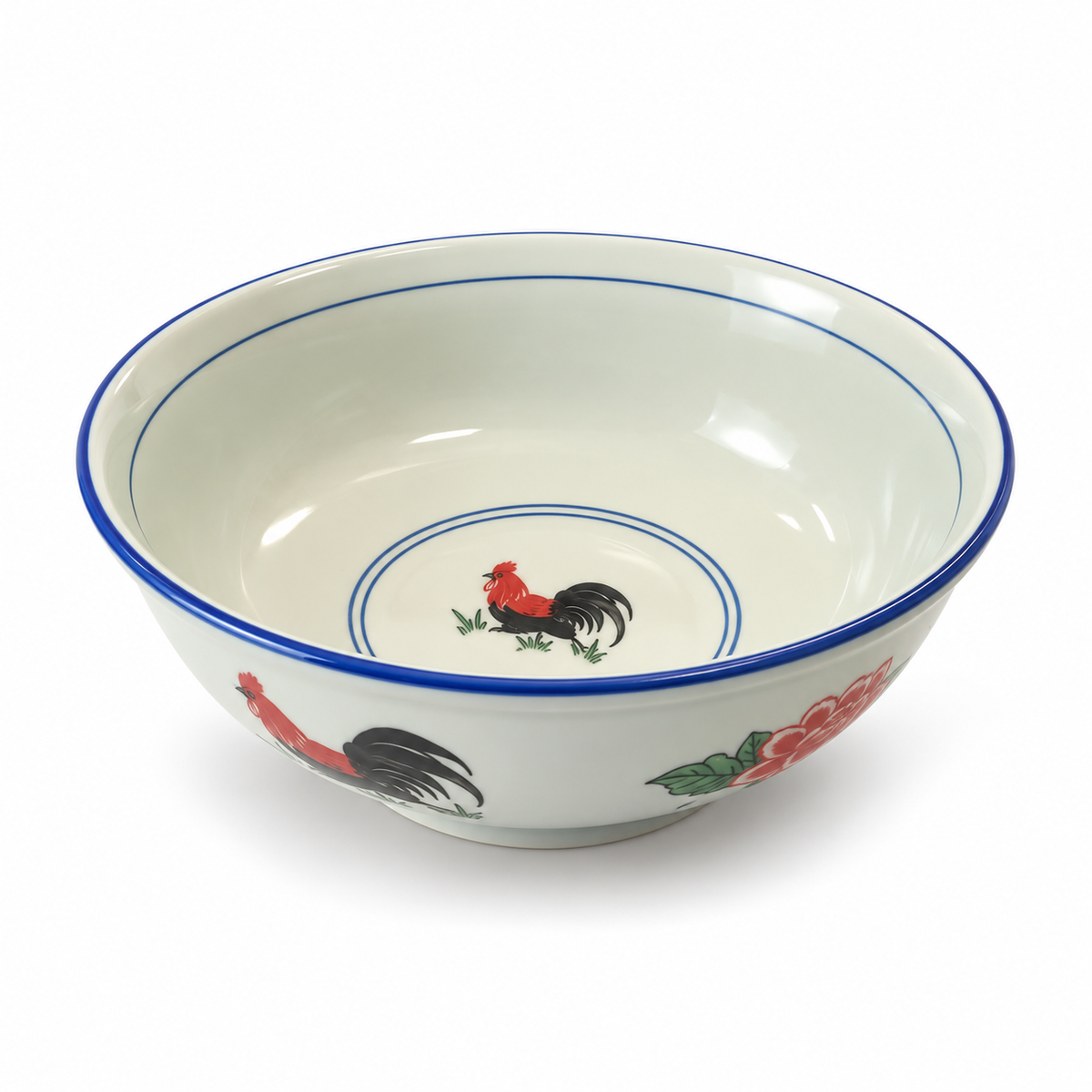 Rooster 10in Deep Serving Bowl
