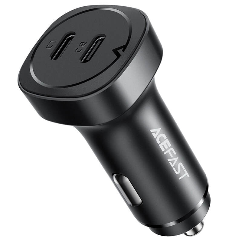 Acefast 72W Dual USB-C Metal Car Charger B2