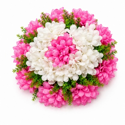 30cm Artificial Flower Wreath – 4 Colours Available