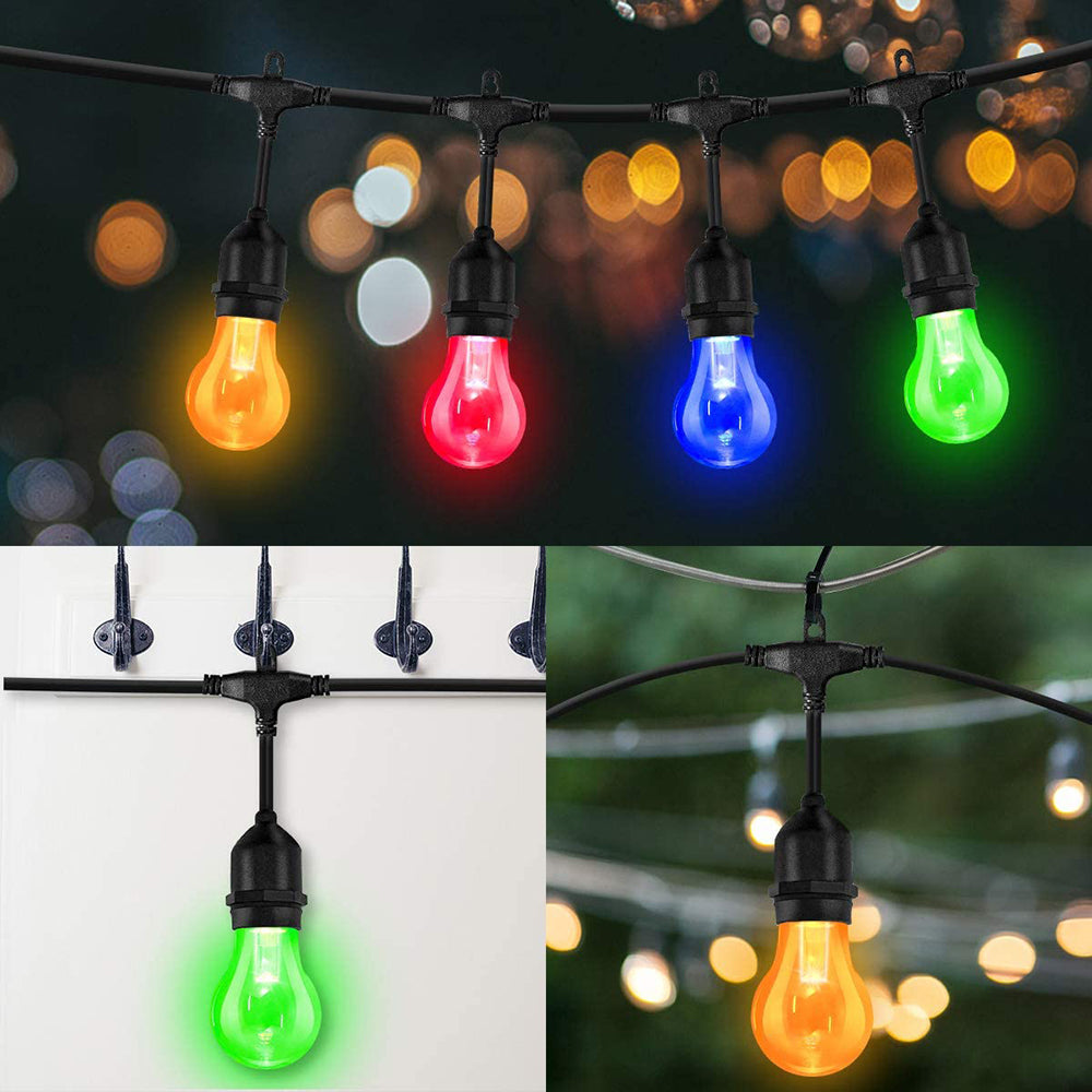 Outdoor Festoon Light String Lights 20M 24 LED Bulbs