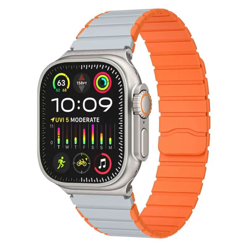 Mobie Neonova Series Magnetic Closure Silicone Compatible with Samsung Galaxy Watch 7 Ultra Band