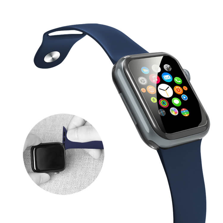Mobie Mellow Series Silicone Button Strap Apple Watch Band 42/44/45/46/49mm