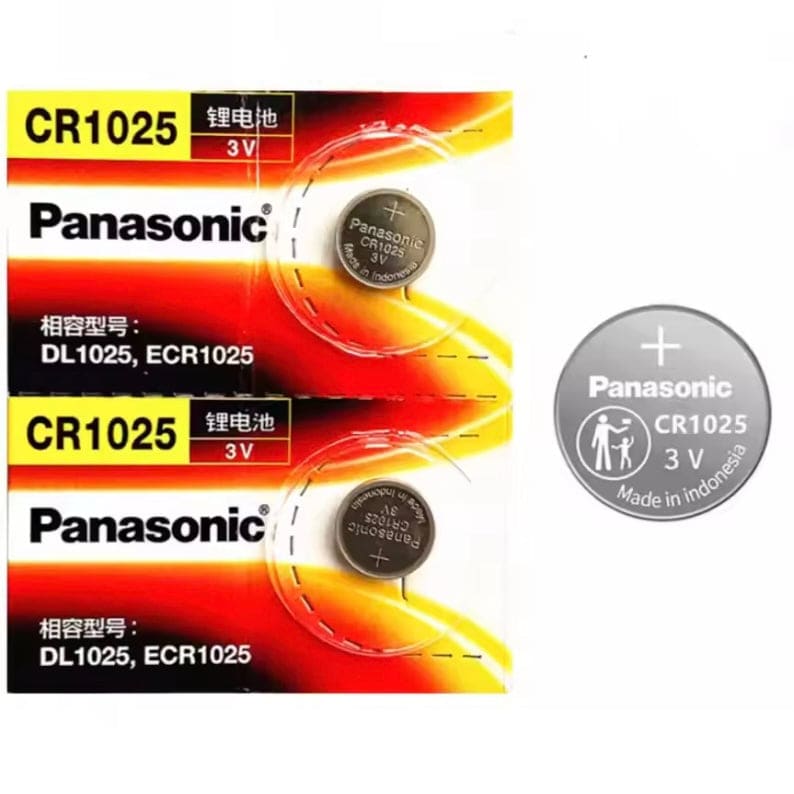 Panasonic CR1025 Watch Batteries (2 Pack)