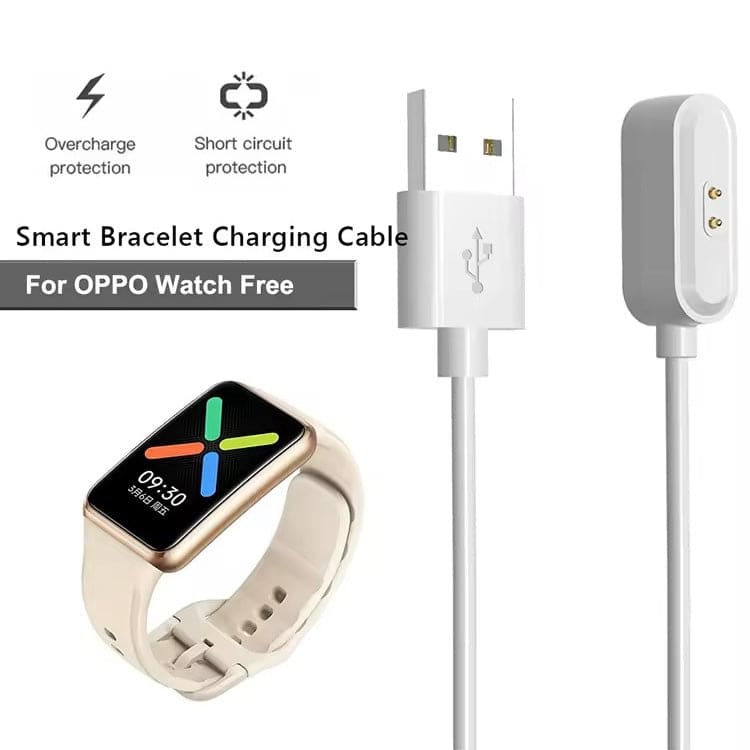 USB-A Charger for OPPO Watch Free (White) 1m