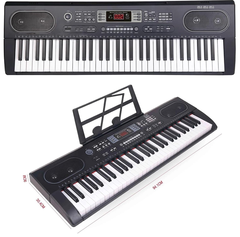 61 Keys Electronic KEYBOARD Piano with Microphone Piano