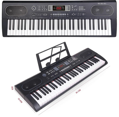 61 Keys Electronic KEYBOARD Piano with Microphone Piano