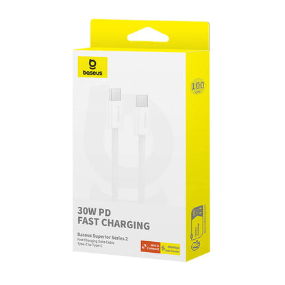 Baseus Superior Series 2 Fast Charging Data Cable Type-C to Type-C 30W 1m